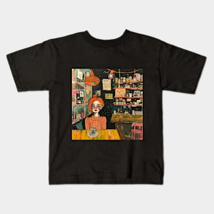 Cafe Aesthetic Kids T-Shirt